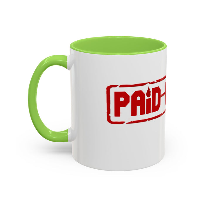 Mug — “Paid in Full” Christian Scripture Coffee Mug (Romans 6:23)