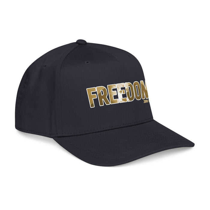 Freedom Embroidered Baseball Cap — Vintage Distressed Military-Inspired Hat
