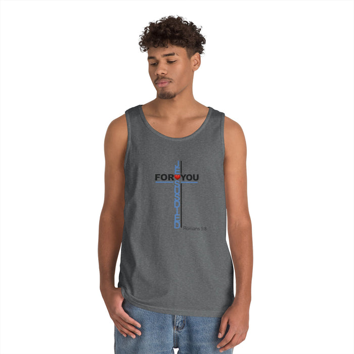 Jesus Died For You Men’s Unisex Heavy Cotton Tank Top