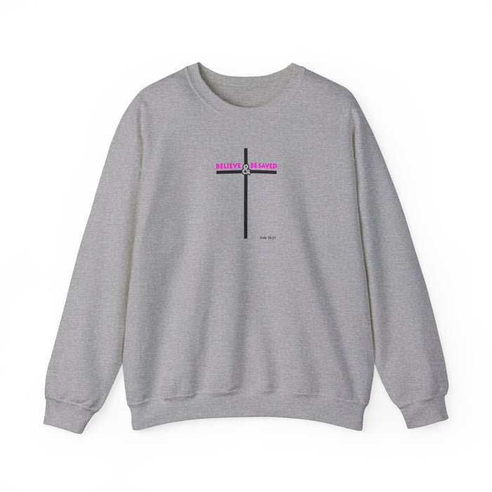 Believe & Be Saved 2.0 Women Unisex Heavy Blend™ Crewneck Sweatshirt