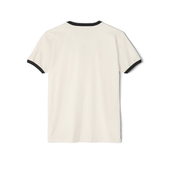 Freedom Ringer T-Shirt — Vintage Military Camo Text Tee