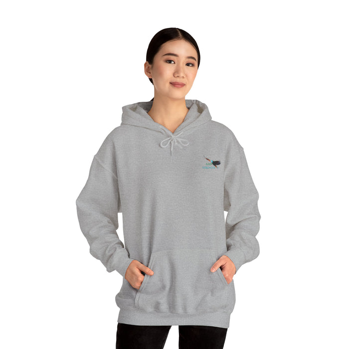 God Renews My Strength Women’s Unisex Heavy Blend™ Hooded Sweatshirt (with back design).