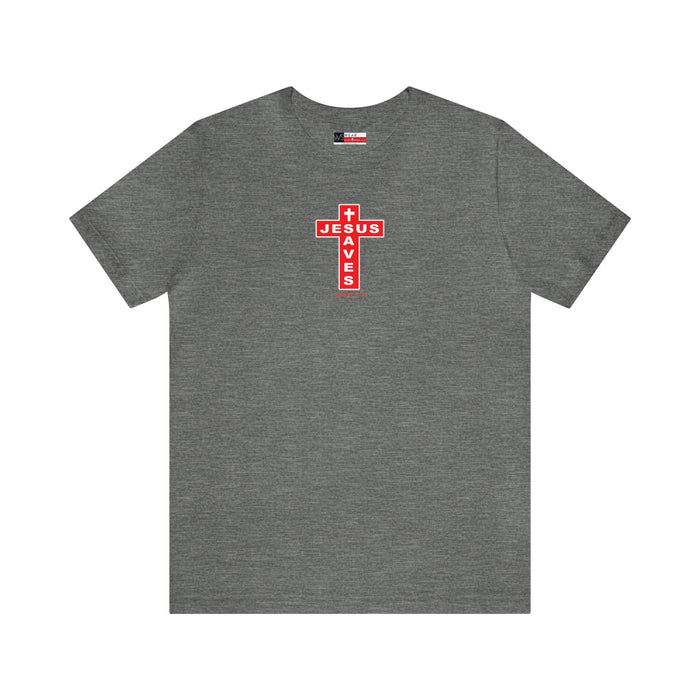 Jesus Saves Men Unisex Jersey Short Sleeve Tee