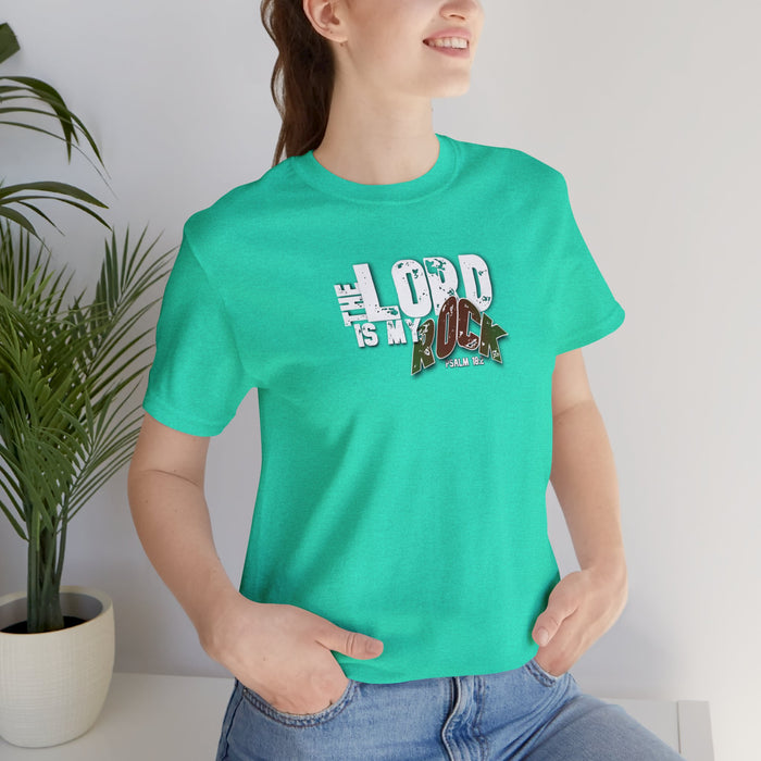 The Lord is My Rock Women Unisex Jersey Short Sleeve Tee