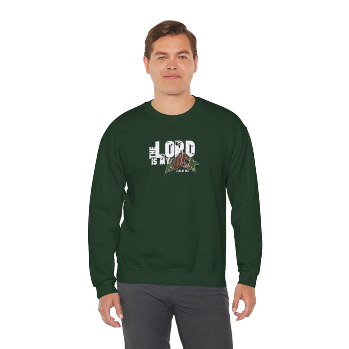 The Lord is My Rock Men’s Unisex Heavy Blend™ Crewneck Sweatshirt