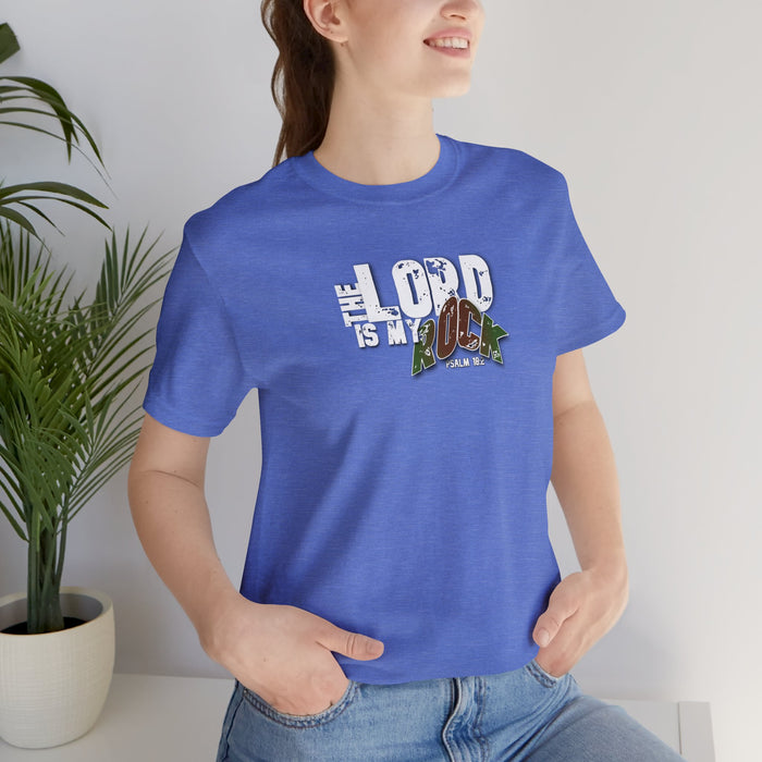 The Lord is My Rock Women Unisex Jersey Short Sleeve Tee