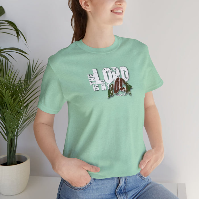 The Lord is My Rock Women Unisex Jersey Short Sleeve Tee