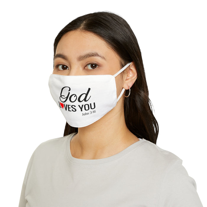 God Loves You Snug-Fit Face Mask