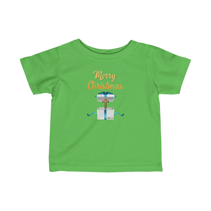 Merry Christmas Infant Fine Jersey Tee