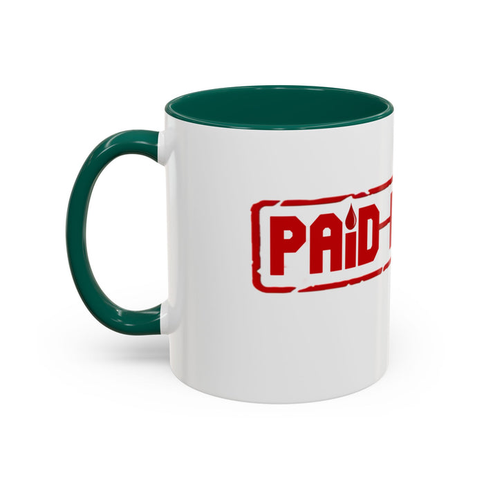 Mug — “Paid in Full” Christian Scripture Coffee Mug (Romans 6:23)
