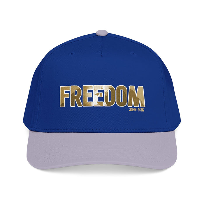 Freedom Embroidered Baseball Cap — Vintage Distressed Military-Inspired Hat