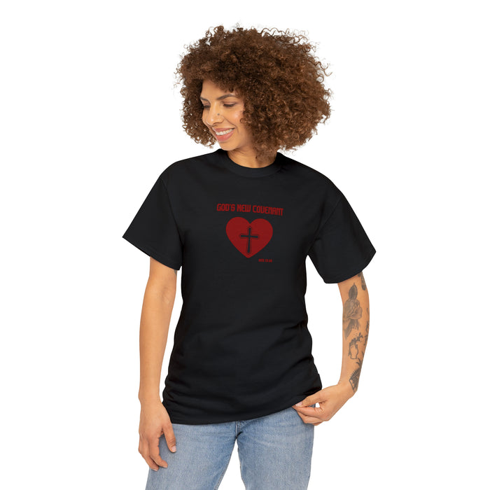 God’s New Covenant Women’s Unisex Heavy Cotton Tee