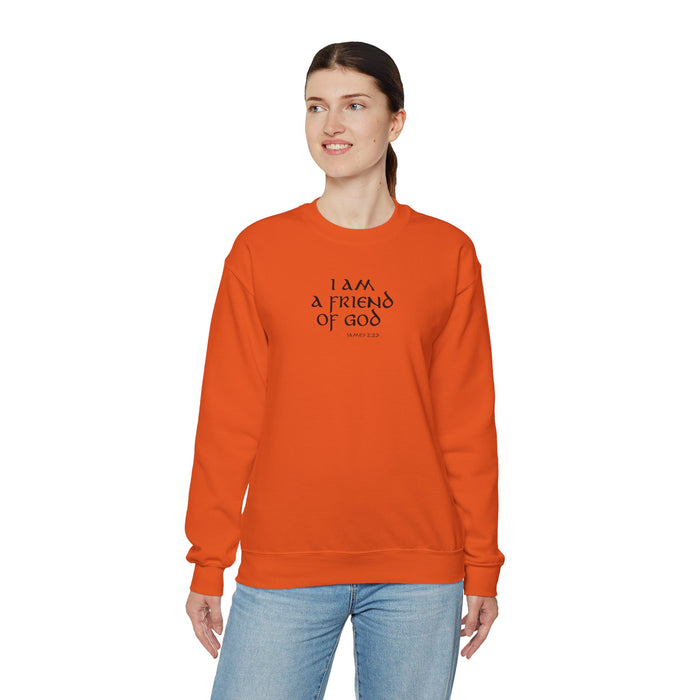 I Am A Friend Of God Men Unisex Heavy Blend™ Crewneck Sweatshirt