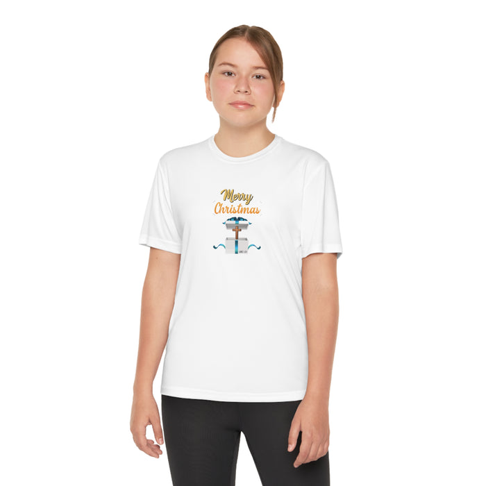Merry Christmas Girls Youth Tee