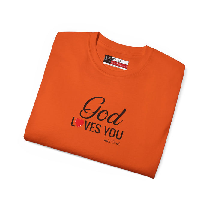 God Loves You Women's Unisex Ultra Cotton Tee