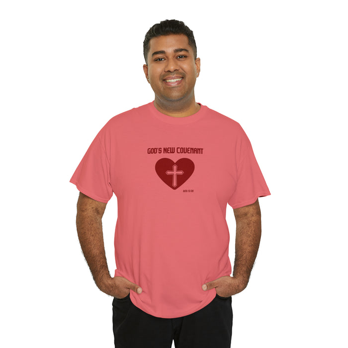 God’s New Covenant Women’s Unisex Heavy Cotton Tee