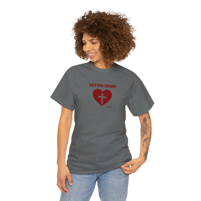 God’s New Covenant Women’s Unisex Heavy Cotton Tee