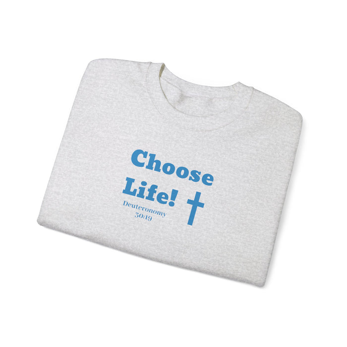 Choose Life 2.0 Men Unisex Heavy Blend™ Crewneck Sweatshirt