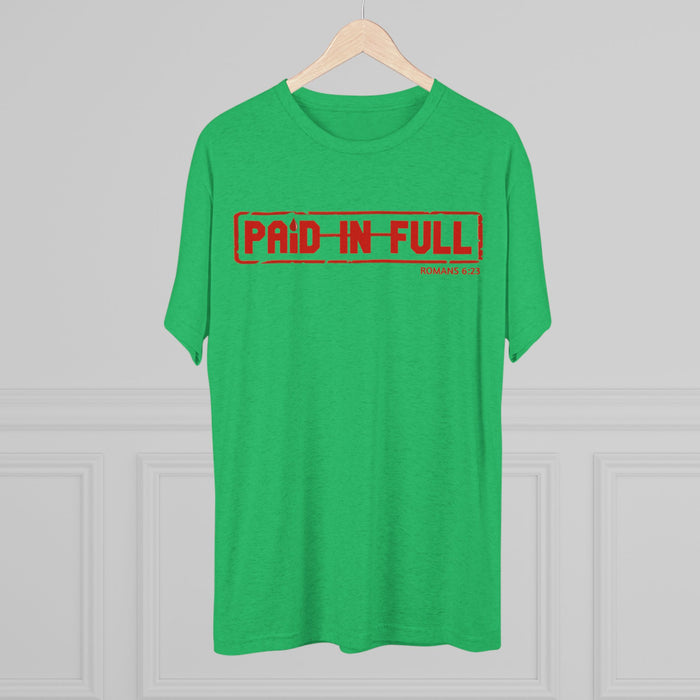 Paid In Full T‑Shirt — Christian Faith Romans 6:23 Tee