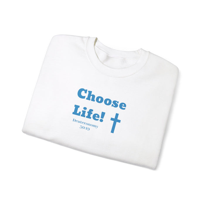 Choose Life 2.0 Men Unisex Heavy Blend™ Crewneck Sweatshirt