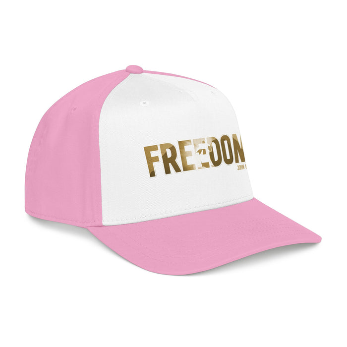 Freedom Embroidered Baseball Cap — Vintage Distressed Military-Inspired Hat