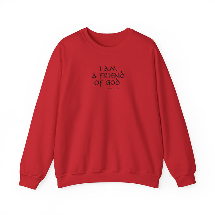 I Am A Friend Of God Men Unisex Heavy Blend™ Crewneck Sweatshirt