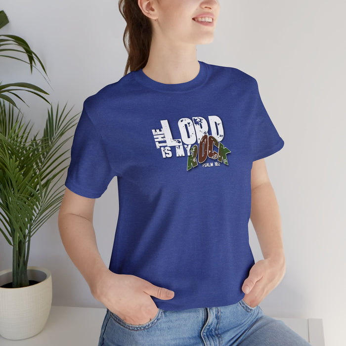 The Lord is My Rock Women Unisex Jersey Short Sleeve Tee