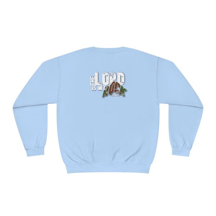 The LORD is My Rock Unisex NuBlend® Crewneck Sweatshirt