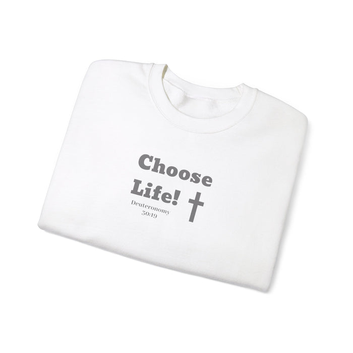 Choose Life 2.0 Men Unisex Heavy Blend™ Crewneck Sweatshirt