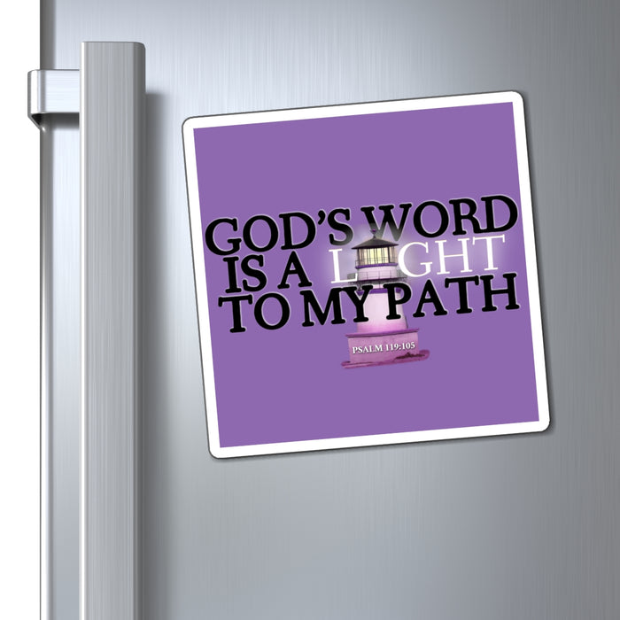 God’s Word is A Light For My Path Magnets