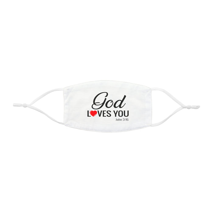 God Loves You Snug-Fit Face Mask