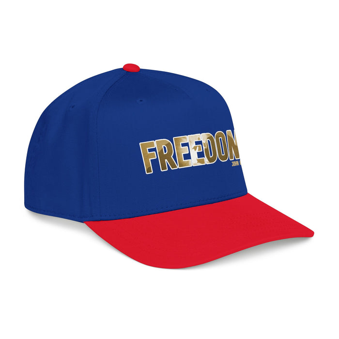 Freedom Embroidered Baseball Cap — Vintage Distressed Military-Inspired Hat