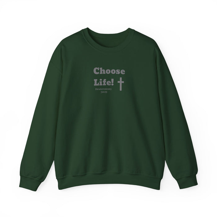 Choose Life 2.0 Men Unisex Heavy Blend™ Crewneck Sweatshirt
