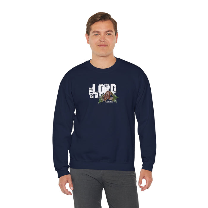 The Lord is My Rock Men’s Unisex Heavy Blend™ Crewneck Sweatshirt