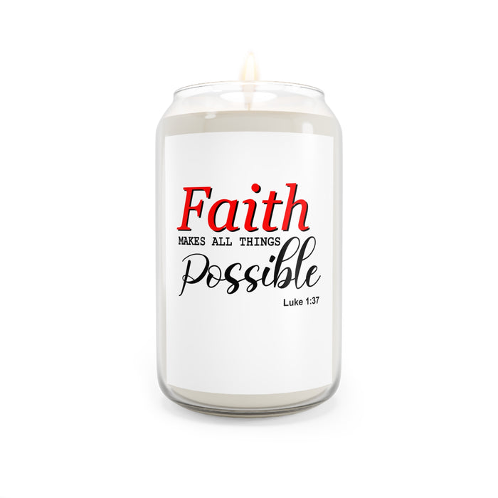 Faith-Inspired Scented Soy Candle, Aromatherapy Gift, Home Scents, Relaxation Candle, Christian Home Decor, Faith Decor Gift