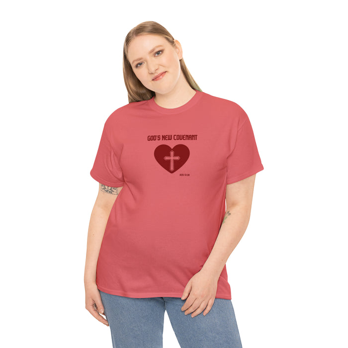 God’s New Covenant Women’s Unisex Heavy Cotton Tee