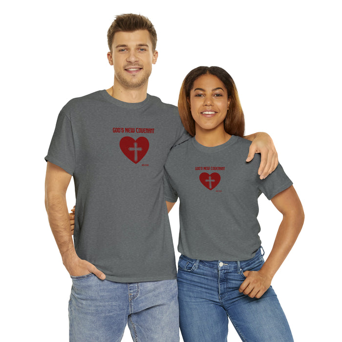 God’s New Covenant Women’s Unisex Heavy Cotton Tee