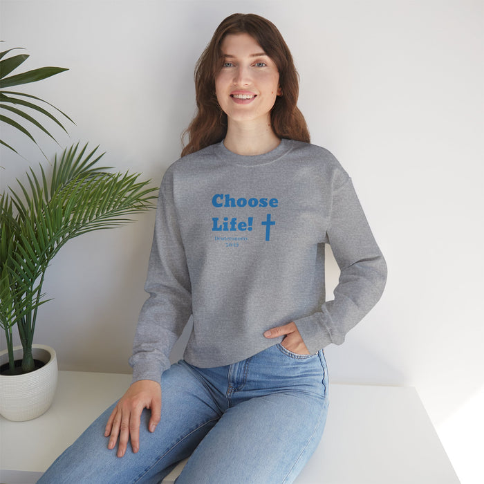 Choose Life 2.0 Women Unisex Heavy Blend™ Crewneck Sweatshirt
