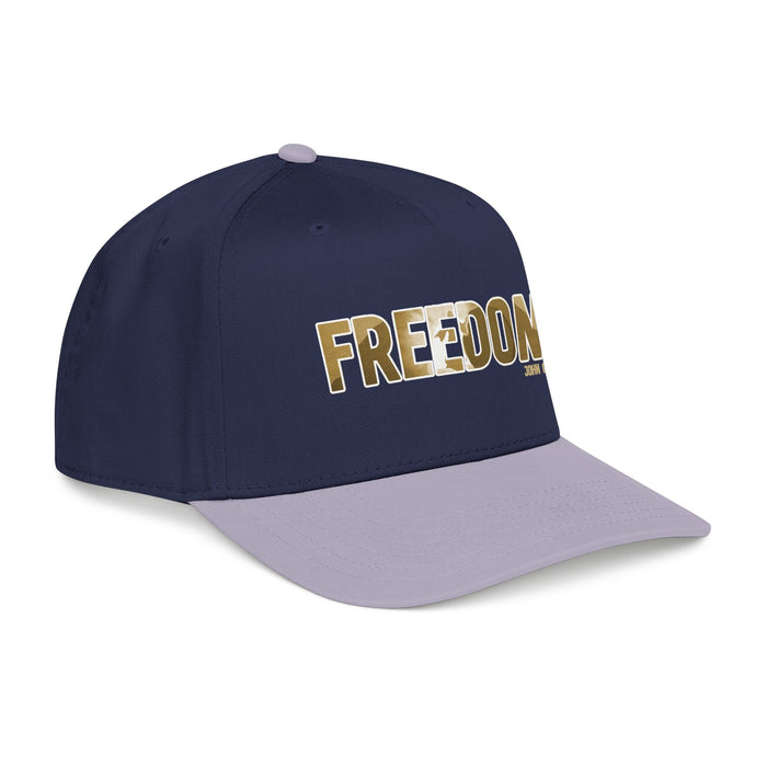 Freedom Embroidered Baseball Cap — Vintage Distressed Military-Inspired Hat