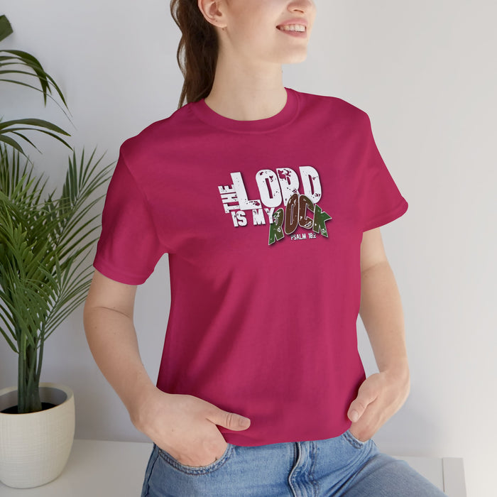The Lord is My Rock Women Unisex Jersey Short Sleeve Tee