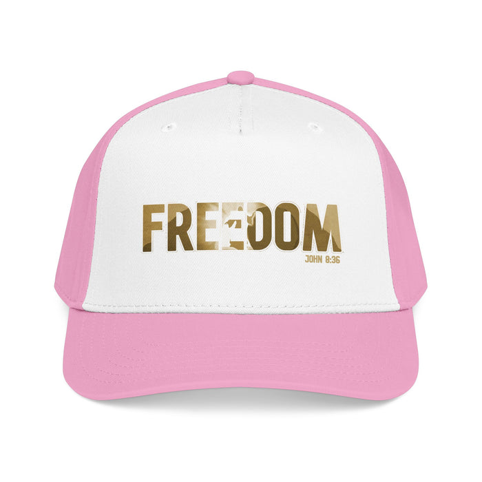 Freedom Embroidered Baseball Cap — Vintage Distressed Military-Inspired Hat