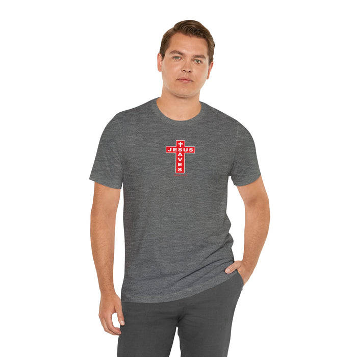 Jesus Saves Men Unisex Jersey Short Sleeve Tee