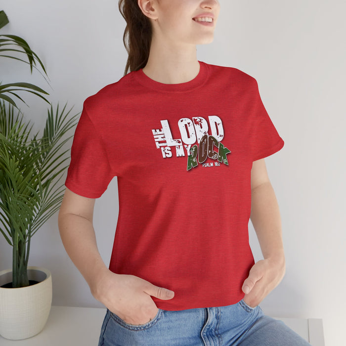 The Lord is My Rock Women Unisex Jersey Short Sleeve Tee