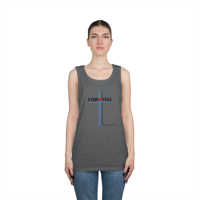 Jesus Died For You Men’s Unisex Heavy Cotton Tank Top