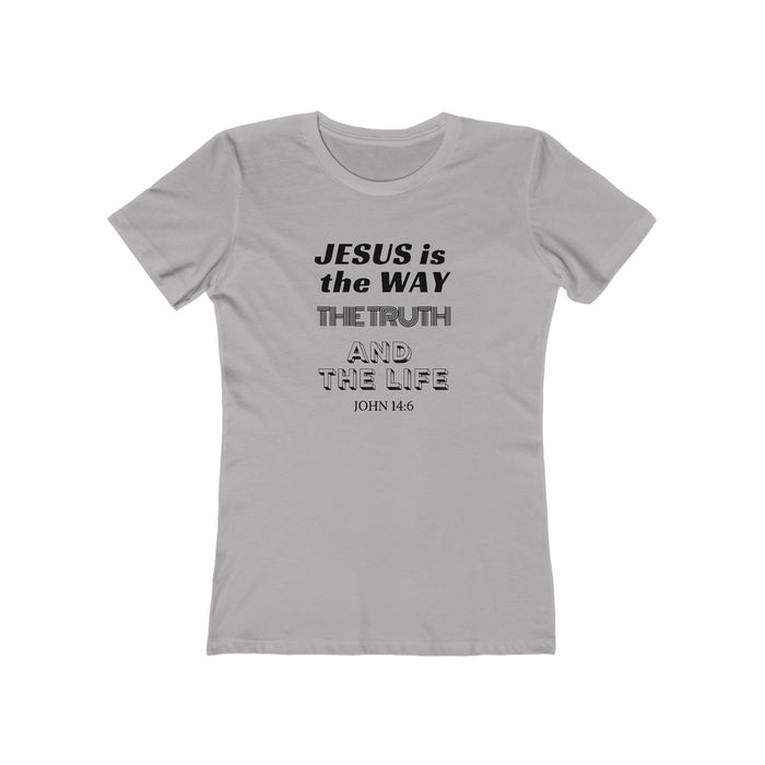 Jesus Is the Way T-Shirt — John 14:6 Christian Tee for Women