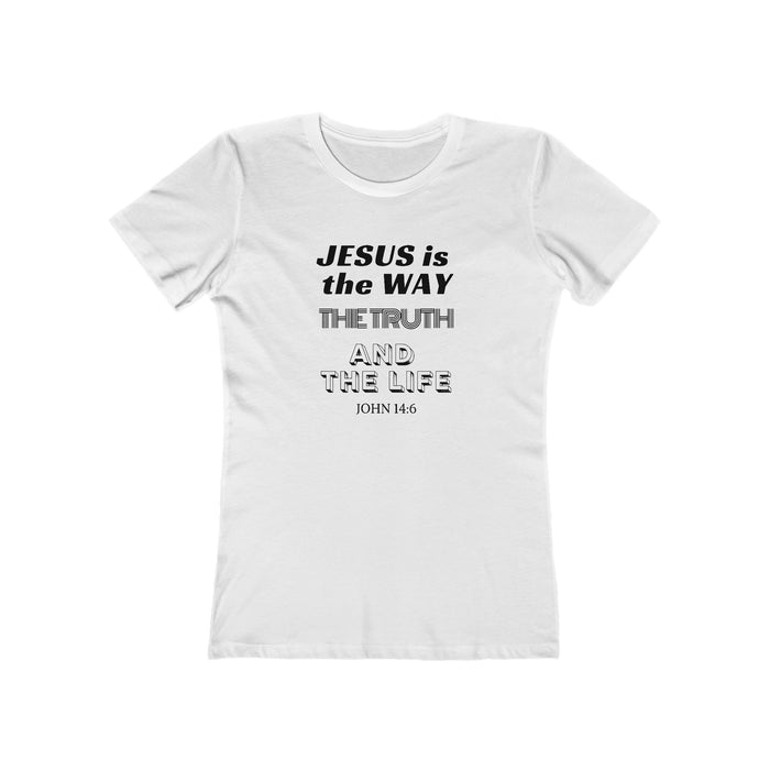 Jesus Is the Way T-Shirt — John 14:6 Christian Tee for Women