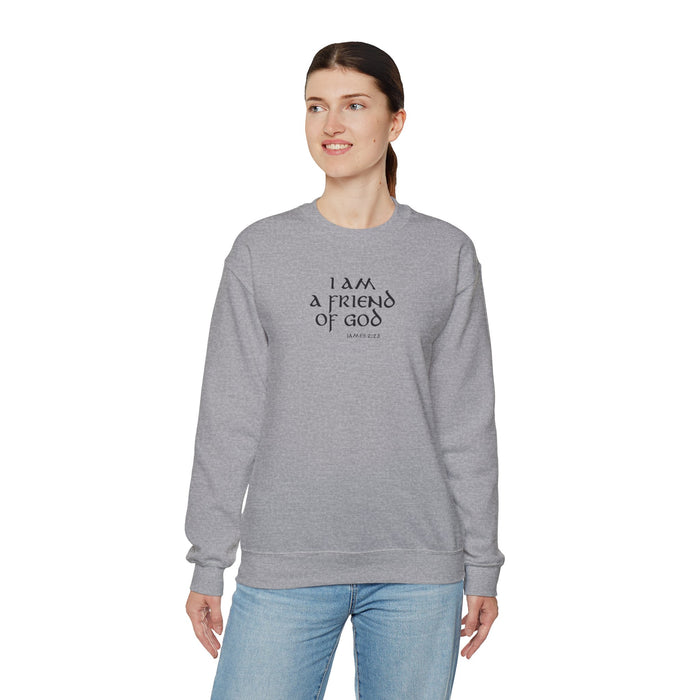 I Am A Friend Of God Women Unisex Heavy Blend™ Crewneck Sweatshirt