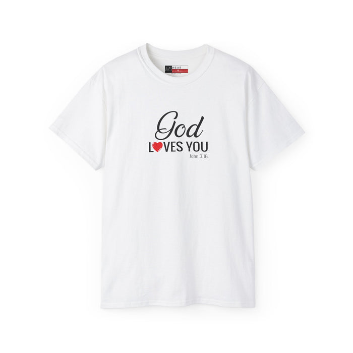 God Loves You Women's Unisex Ultra Cotton Tee