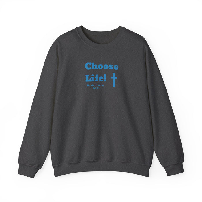 Choose Life 2.0 Men Unisex Heavy Blend™ Crewneck Sweatshirt
