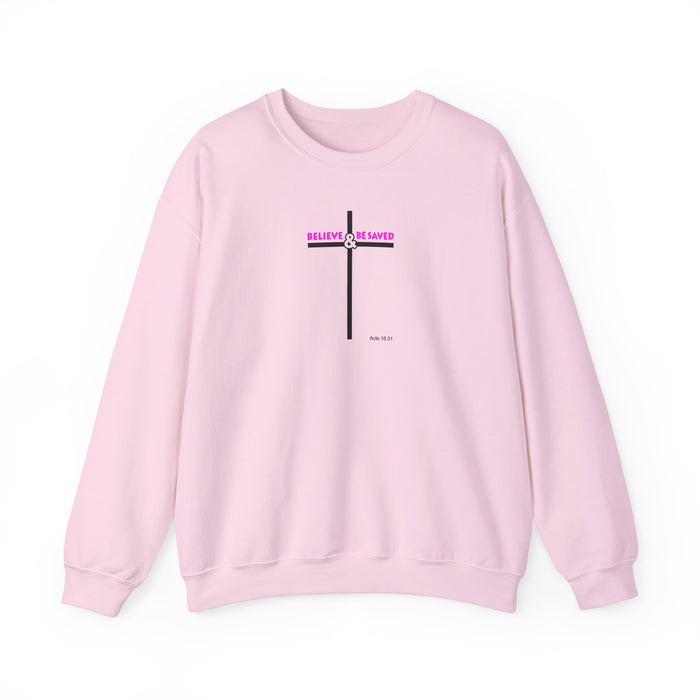 Believe & Be Saved 2.0 Women Unisex Heavy Blend™ Crewneck Sweatshirt